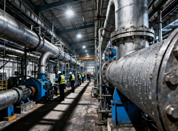 Peacemaker pipe systems in industrial facility